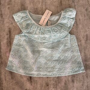 Janie & Jack Eyelet Blouse Size 3